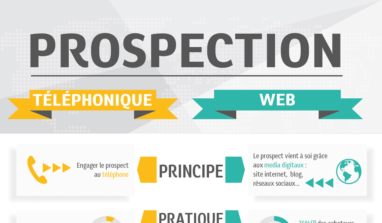 Infographie Les Meilleures Techniques De Prospection B B