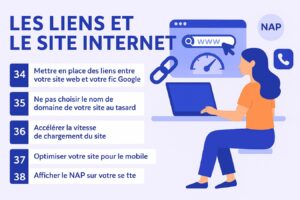 Backlinks fiche d'établissement Google